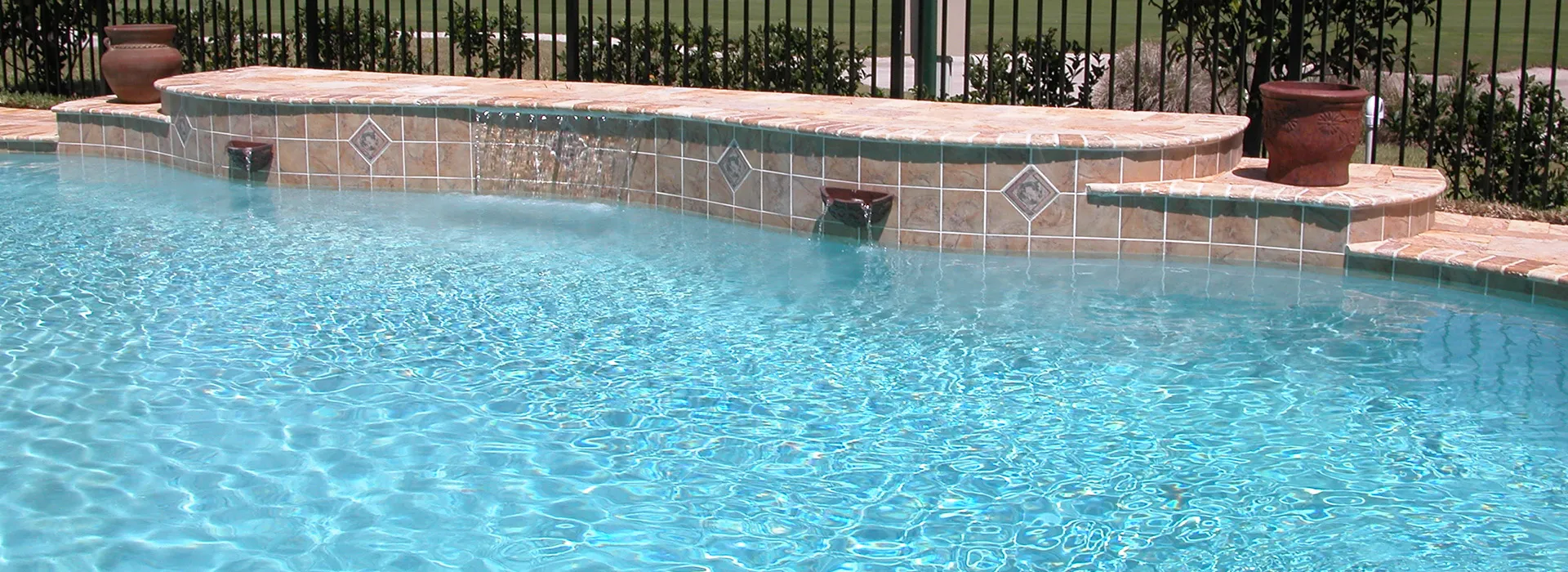 Blue Dream Pools backyard pool build